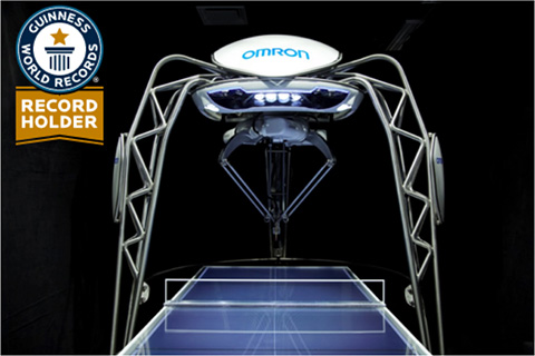 Perth maybe hard Omron's table tennis robot FORPHEUS certified by Guinness World Records® as  the world's "first robot table tennis tutor" | News Releases | Global News  | OMRON Global
